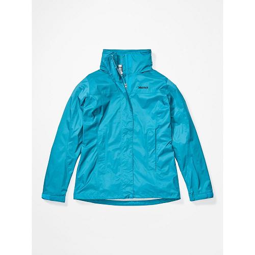 Marmot Rain Jacket Blue NZ - PreCip Eco Jackets Womens NZ8546102